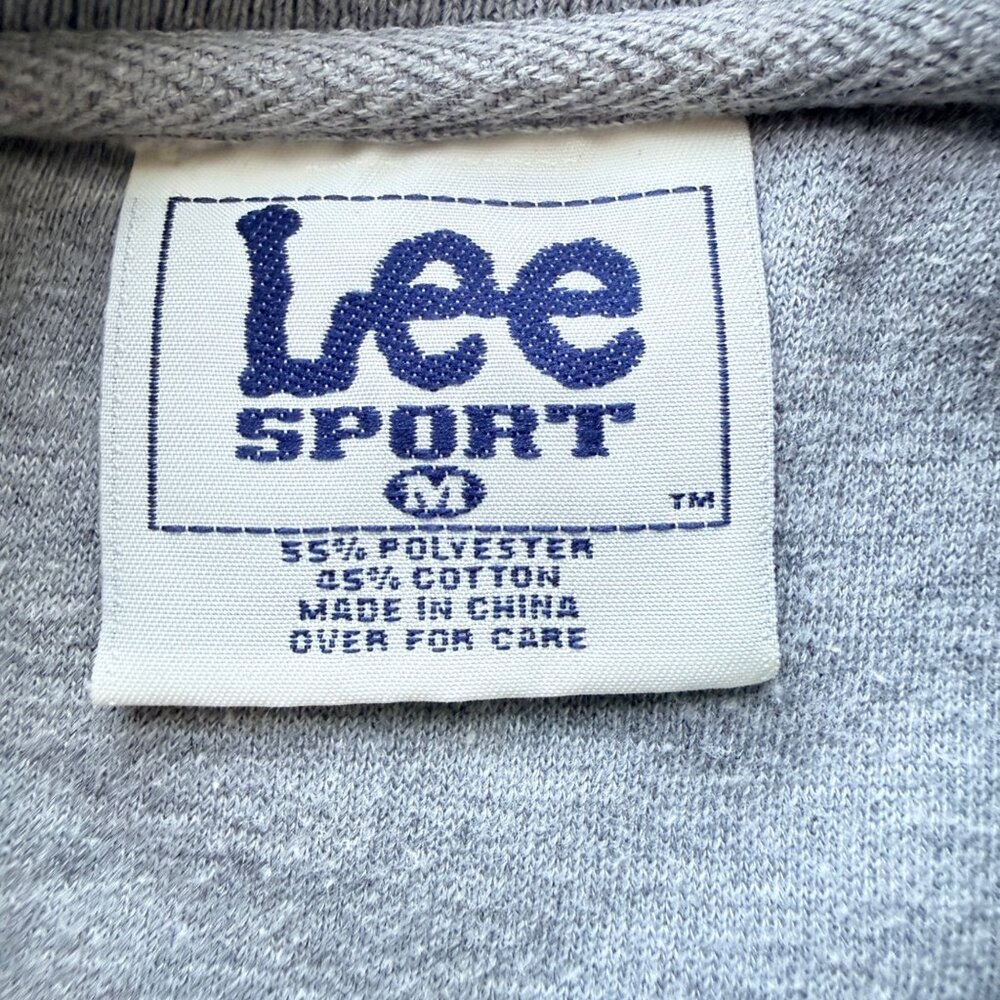 Lee Sport Sweatshirt Mens M Gray Nebraska Huskers Vintage 2001 Y2K Collegiate Pu - Picture 3 of 11